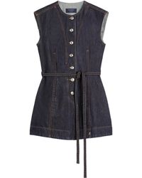 Sportmax - Spddominio Denim Sleeveless Top - Lyst