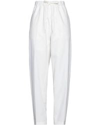 MM6 by Maison Margiela - Solid Color Stretch Pants - Lyst