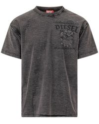 DIESEL - T-Ardy Chest-Pocket T-Shirt - Lyst