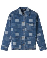 A.P.C. - Veste Silva Logo Jacket - Lyst