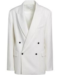 Frankie Shop - Double-Breasted Wool-Blend Jacket - Lyst