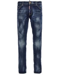 DSquared² - Flag Patch Slim-Cut Jeans - Lyst