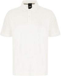 BOSS - Logo-Detail Polo Shirt - Lyst