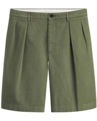 Dior - Pleated Chino Bermuda Shorts - Lyst