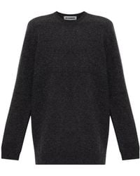 Jil Sander - Crew Neck Knit Sweater - Lyst