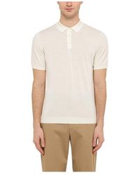Drumohr - Fine Knit Polo Shirt - Lyst