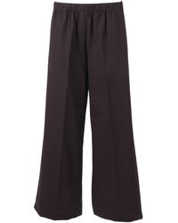 Antonelli - Elasticwaist Wideleg Trousers - Lyst