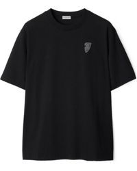 Burberry - Ekd Motif Crewneck T-Shirt - Lyst