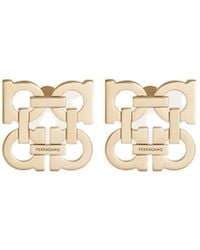 Ferragamo - Four Gancini Clip On Earrings - Lyst