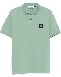 Stone Island - Piqué-Weave Polo Shirt - Lyst