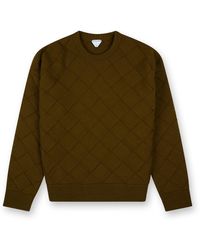 Bottega Veneta - 3D Intreccio Crewneck Jumper - Lyst