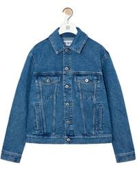Loewe - Anagram Denim Jacket - Lyst