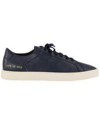 Common Projects - Achilles Slim Premium Leather Sneakers - Lyst