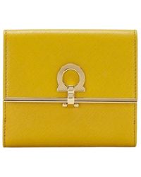 Ferragamo - Logo Buckle Wallet - Lyst