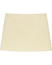 MSGM - Wool Mini Skirt - Lyst
