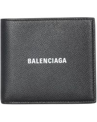 Balenciaga - Logo Printed Bifold Wallet - Lyst
