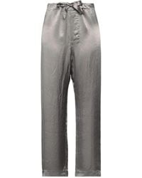 Maison Margiela - Solid-Colored Satin Trousers - Lyst