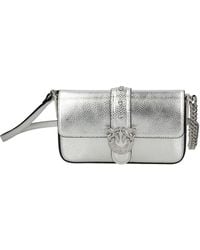 Pinko - Embellished-Buckle Cross Body Bag - Lyst
