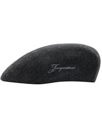 Jacquemus - The Valérie Logo Embroidered Beret - Lyst