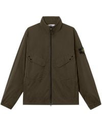 Stone Island - Padded Stand Collar Jacket With Anti-Drop - Lyst