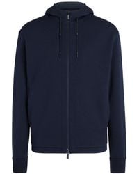 ZEGNA - Zip-Up Drawstring Hoodie - Lyst