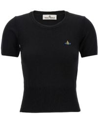 Vivienne Westwood - Logo Embroidered Bea Sweater - Lyst