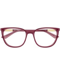 Chloé - Chloé Eyewear Square Frame Glasses - Lyst