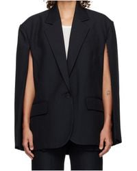 Pushbutton - Open Back Cape Suit Jacket - Lyst