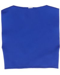 Jil Sander - Sleeveless Cropped Top - Lyst