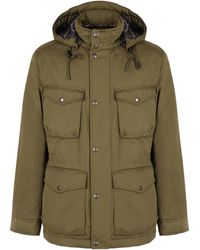 Woolrich - High-Neck Padded Jacket - Lyst