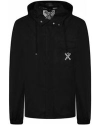 KENZO - Logo-Printed Hooded Casual Jacket - Lyst