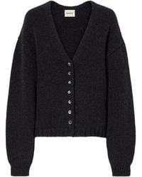KHAITE - Axel Oversized V-Neck Cardigan - Lyst