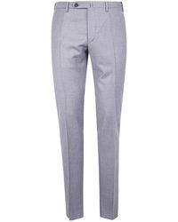 Incotex - Belted Wool-Blend Pants - Lyst