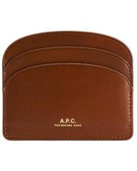 A.P.C. - Demi Lune Cardholder - Lyst