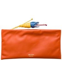 Prada - Zip-Up Pouch - Lyst
