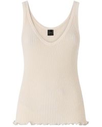 Pinko - Ribbed Vest Top - Lyst
