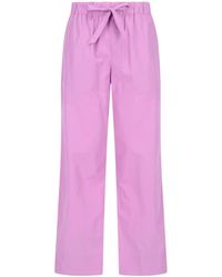 Tekla - Drawstring-Waist Pajama Bottoms - Lyst