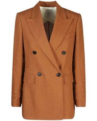 Eleventy - Double Breasted Long Sleeved Jacket - Lyst