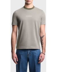 Emporio Armani - Logo Print Crew T-Shirt - Lyst