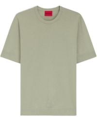 BOSS - Crew-Neck Short-Sleeve Knitted Sweater - Lyst