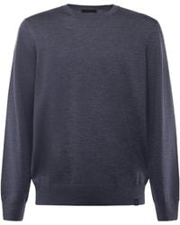Fay - Crew Neck Knitwear - Lyst