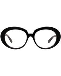 Loewe - Curvy Round Frame Glasses - Lyst