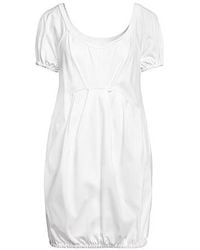 Sportmax - Solid Color Short-Sleeve Bubble Dress - Lyst