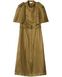 Burberry - Belted Waist Trench Dress - Lyst