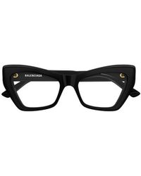 Balenciaga - Eyewear Cat-Eye Frame Glasses - Lyst