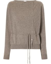 St. Agni - Asymmetrical Belted Cashmere Cardigan - Lyst