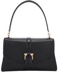 Ferragamo - Ferragamo Buckle Top Handle Bag - Lyst