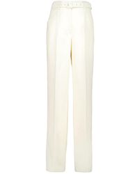 Gabriela Hearst - Norman Textured-Linen Trousers - Lyst