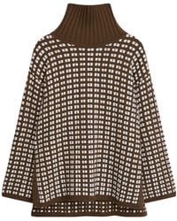 JOSEPH - Waffle Knit High Neck Jumper - Lyst