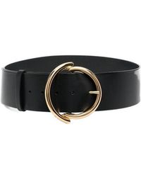 Etro - Logo Engraved Round-Buckled Belt - Lyst